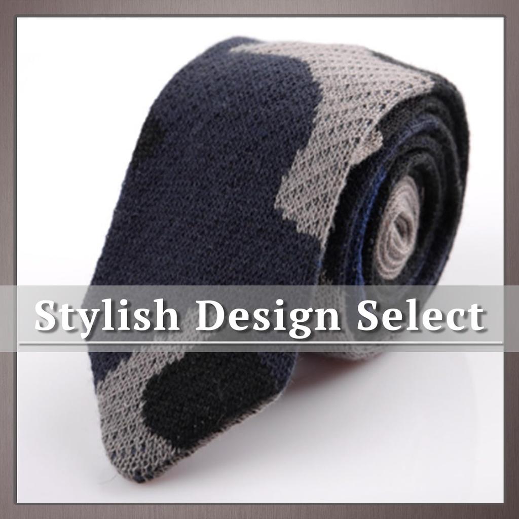 [One Limitation] Knit Tie, Business Casual, Simple, Suit, Commuting, School, Men's & Women's NK042(A13)