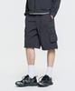 Emelbi Gorpcore Woven Multi-Cargo Length Shorts Ny (D.Charcoal Grey)