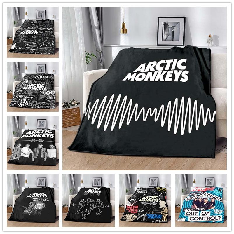 Arctic Monkeys Band Ultra-cool Minimalism Soft Flannel Throw Blanket,Lightweight Warm Sofa Couch Bed,Outdoor Blanket