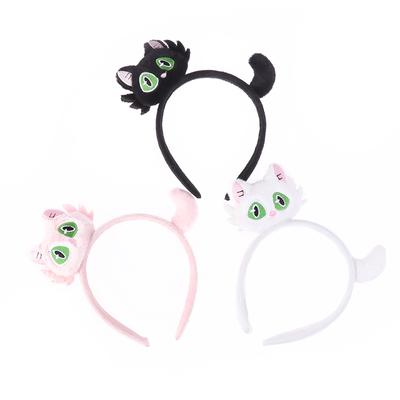 Cute Plush Cat Hair Hoop Girls Autumn And Winter Hairbands Headwear Cartoon Headbands Hair Accessories Ornaments