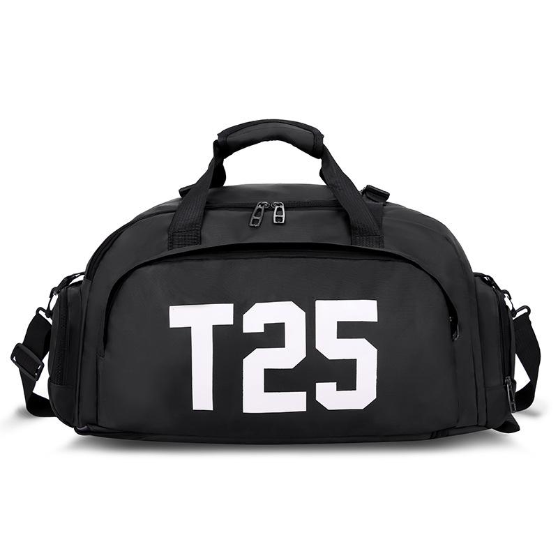 Customized logo fitness bag football backpack swimming taekwondo waterproof backpack luggage bag printed pattern черный белый
