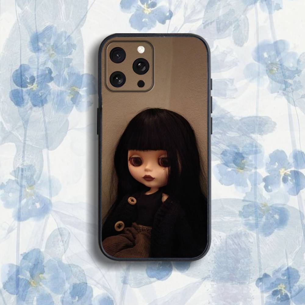 

Fashion d-doll B-Blythe Phone Case For iPhone 17,16,15,14,13,12,Pro,Max,Plus,E,SE4,Air,Mini Black Soft Box iPhone16promax