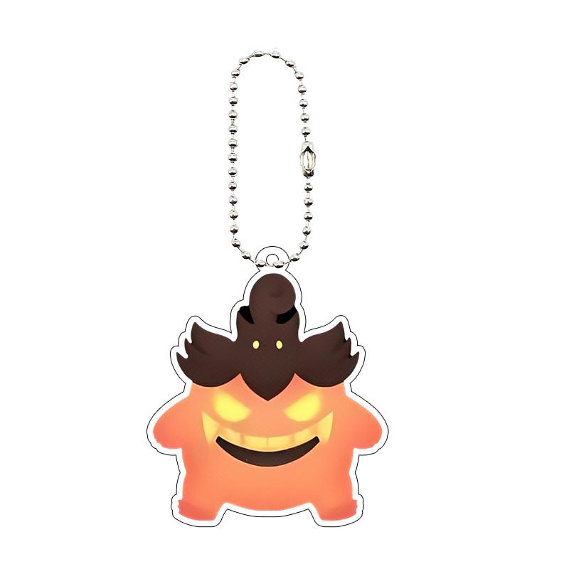 Anime Cartoon Gengar Halloween Day Acrylic Keychain Kawaii Pocket Figure All Saints' Day Creative Pendant Decoration Gifts Toys