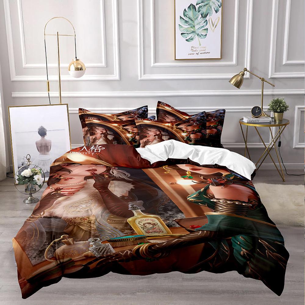 Fifth Personality Quilt Cover Bedding 3D Digital Printing Three-Piece Set