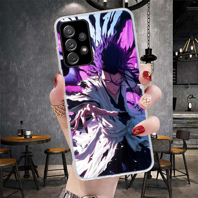 Aizen Sousuke Bleach Soft Phone Case For Samsung Galaxy A13 A14 A15 A16 A17 A53 A54 A55 A56 A57 A33 A34 A35 A36 A37 A23 A24 A25