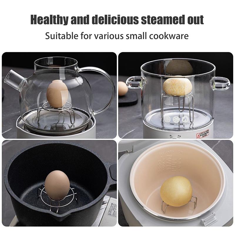 Ultra Mini Steaming Rack Small Stainless Steel Height And Height Small Leg Rack Health Pot Thermos Cup Small Pot Rack 3size