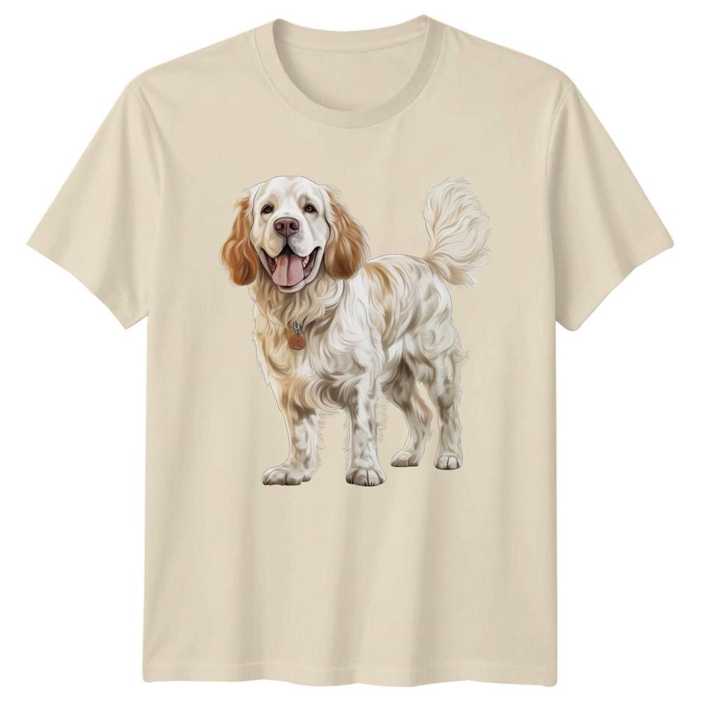 Happy Retriever Dog Animals Unisexs TShirt Unisexs Tee Graphic Unisex Top