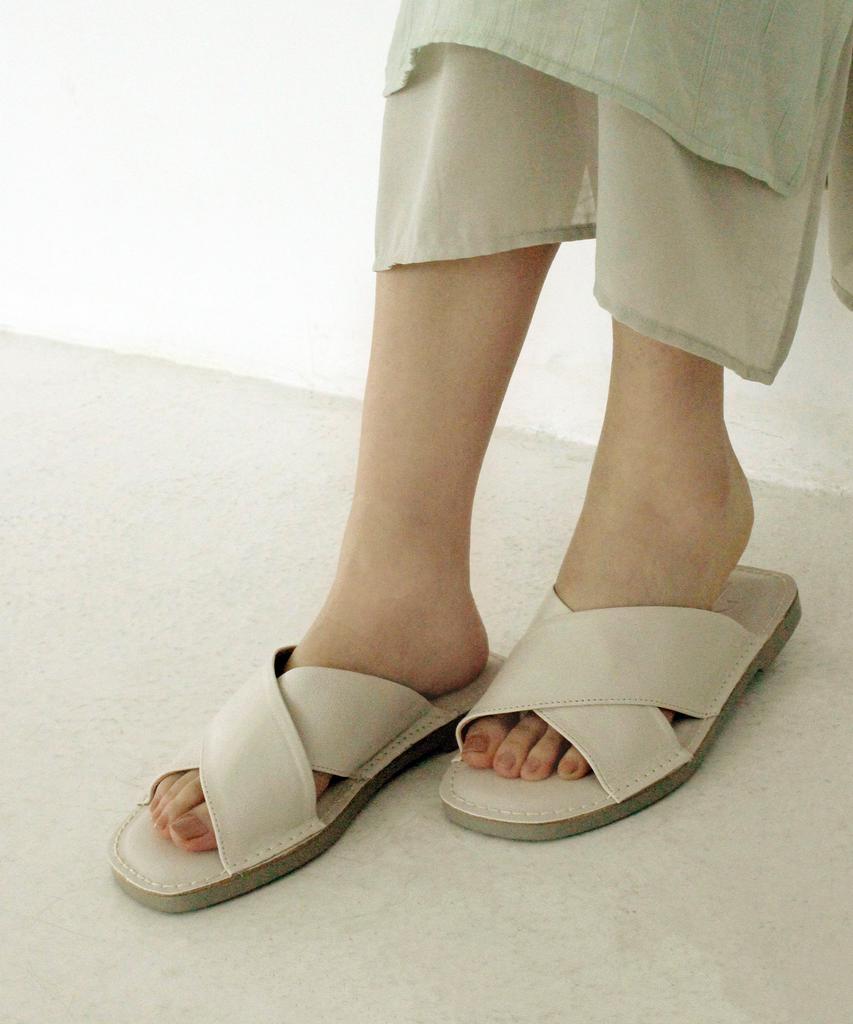 Gisse Genuine Leather Sonnet Slippers Gis-43297 (B Type)