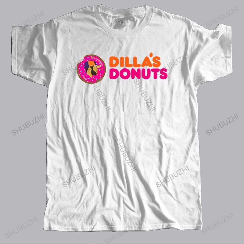 new arrived men brand tshirt summer j dilla dillas dunkin donuts style fashion teeshirt male teenagers cool tops S
