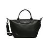 French Longxiang full leather armpit bag adjustable shoulder strap single shoulder crossbody large capacity bag fashionable casual versatile portable