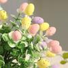 Set of 5 Foam Easter Eggs Planter for Festival Indoor Desktop Decoration Creative Safe Materials Practical Decorating
