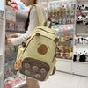 Summer New Cute Girl Burden Protection Light Backpack Girl Junior High and High School Student Large Capacity Backpack Girl