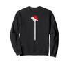 Ice Hockey Stick Santa Hat Christmas Sweatshirt