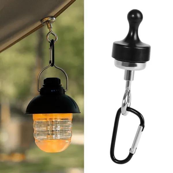 1 ks venkovní kempingová světla magnetický háček závěsná spona háček stan stříška karabina magnetický závěs kempingová stříška příslušenství