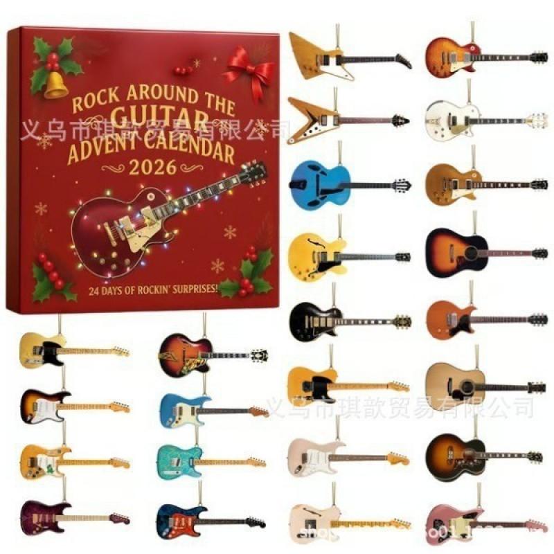 2026 Christmas Countdown Advent Calendar 3D PVC Ornament Decorative Hanging Figurine Home Holiday Display
