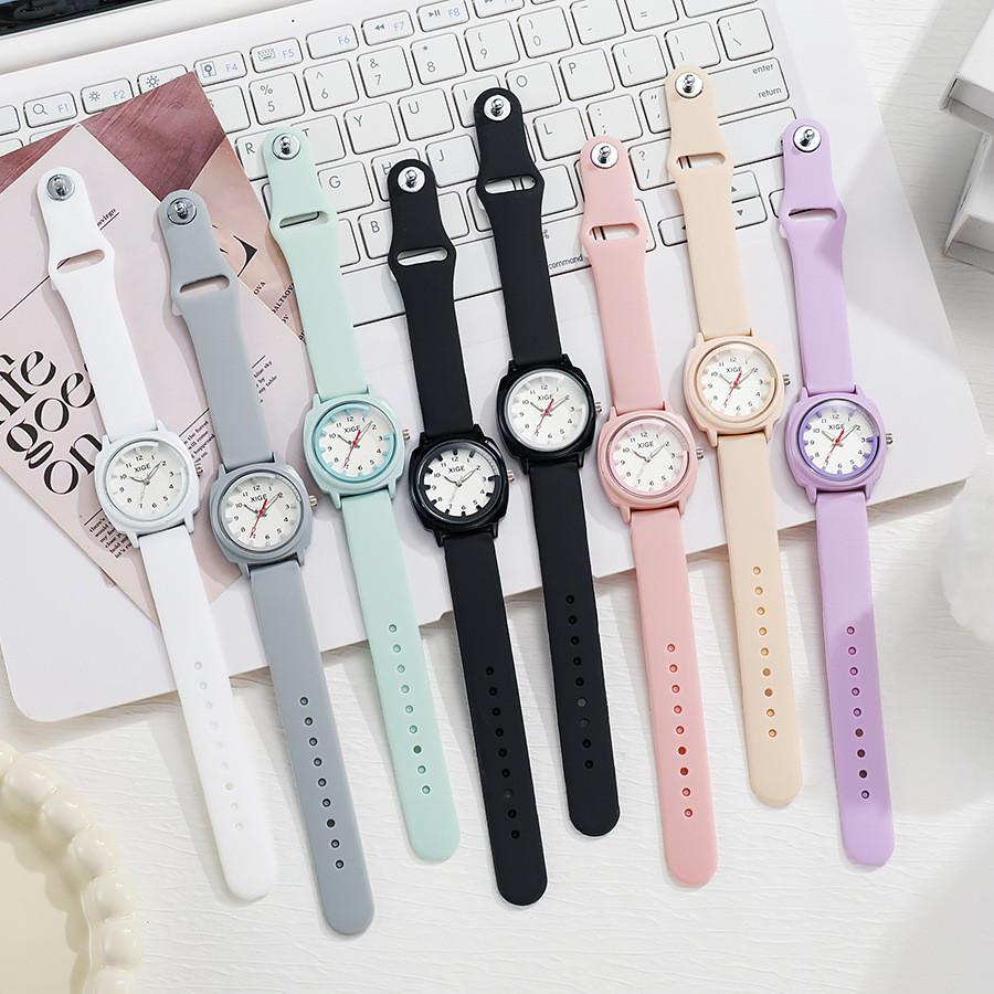 Silicone Waterproof Watch For Students With Quartz Movement And Vintage Retro Style For Men Women