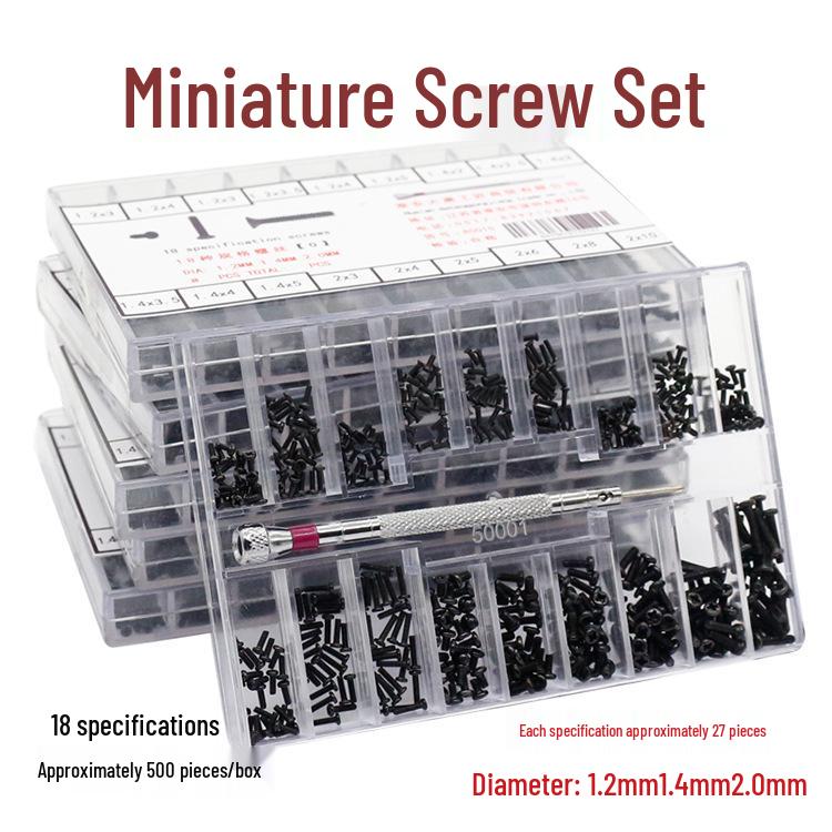 Tang 486PCS Universal Laptop Repair Screw Set - Phillips Countersunk Machine Screws