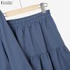 ZANZEA Women Long Sleeve Blouse and Long Skirts Casual Two Piece Suit Sets
