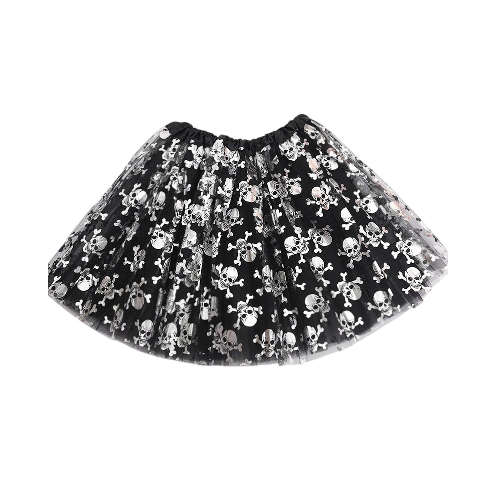 

Детская юбка принцессы на Хэллоуин One Size серебряный