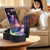 Portable Multifunction Bluetooth Speaker: 5-in-1 Karaoke, Power Bank, RGB Light, Phone Stand