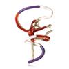 Personalized Fashion Alloy Enamel Gymnastics Girl Brooch Creative Versatile Women'S Clothing Corsage Jewelry Pin