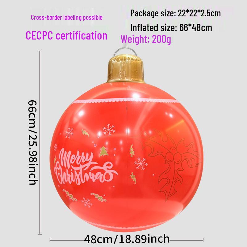 

Новый надувной рождественский шар для украшения двора на открытом воздухе и для украшения вечеринки