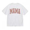 Women's Breathable Classic T-Shirt Bold MAMA Text Pattern Graphic Design Tee