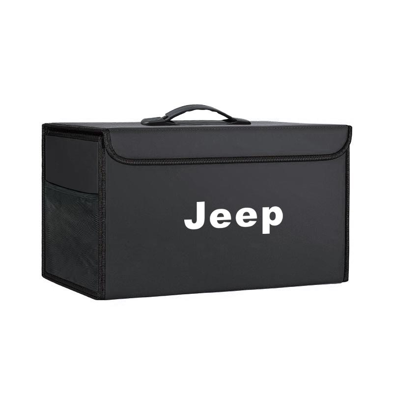 Car Trunk Storage Box Foldable Large Capacity Organizer For Jeep Grand Cherokee Wrangler JK Gladiator Compass Avenger Recon Patr