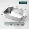 Wutuo Stainless Steel Rectangular Roasting Fish Pan