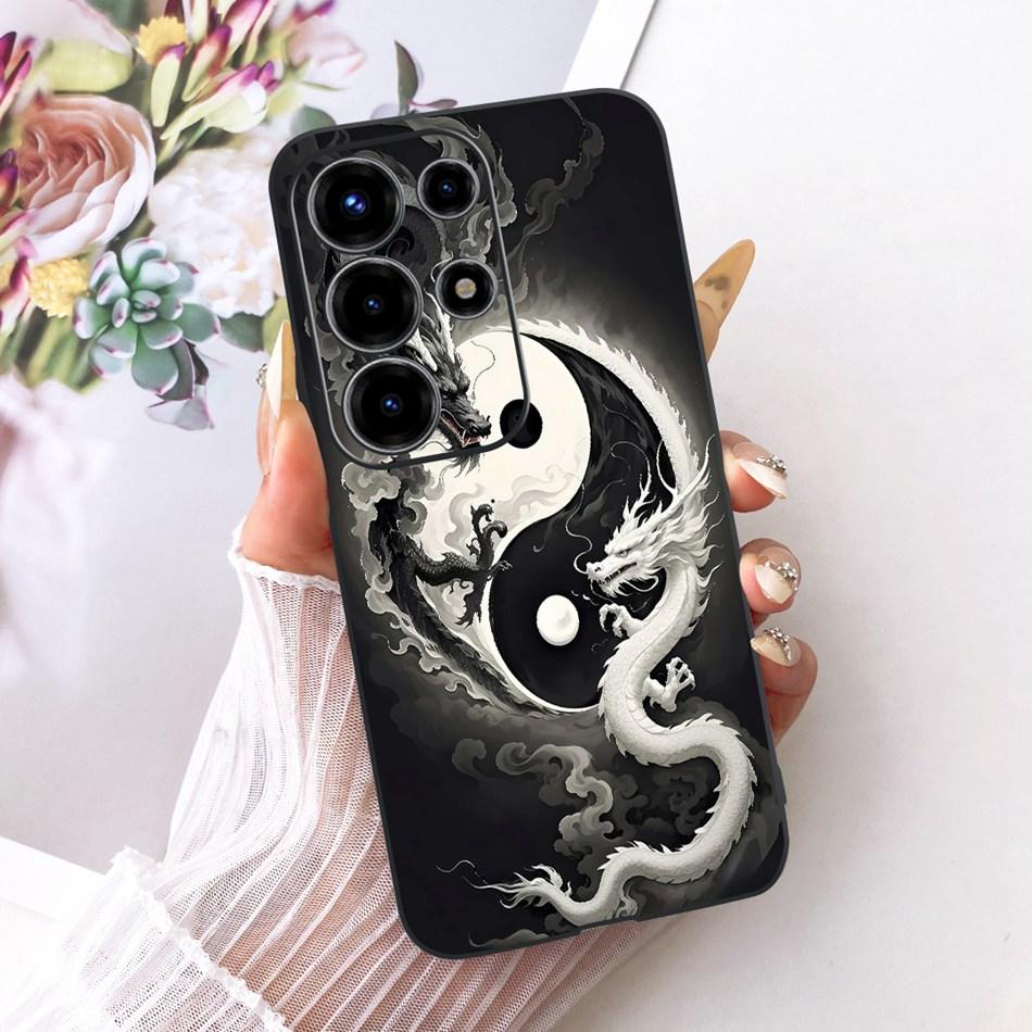 For Itel S26 Ultra 2026 Cool Dragon Tiger Pattern Phone Case For Itel Super 26 Ultra 26Ultra Black Silicone Soft Cases