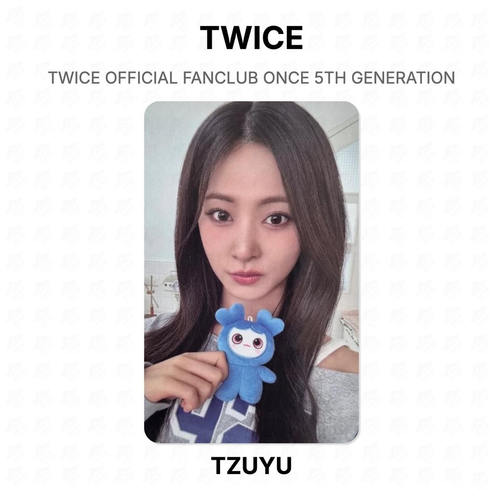 Twice FANCLUB UFFICIALE ONCE 5A GENERAZIONE Fotocarta Ufficiale