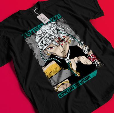 Demon Slayer Shirt Tengen Uzui Tshirt Tanjiro T-Shirt Muzan Doma Kokushibo Tee Unisex T-Shirt