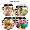 1Pcs PVC Photo Frame Birthday Party Supplies Inflatable Fun Photo Props for Festive Atmosphere Costume Accessory