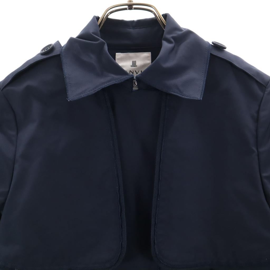 LANVIN en Bleu made in Japan with liner coat 38 Navy Women Used