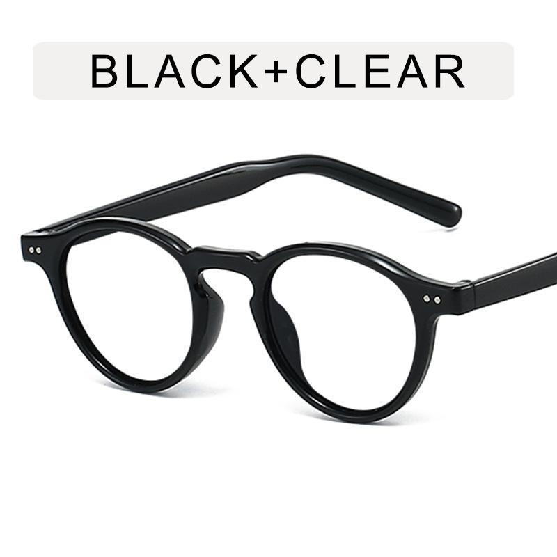 

Rivets Decoration Eyeglasses Frames Round Shape Anti Blue Light Women Eyeglasses Korean Stylish Men s Glasses Frames