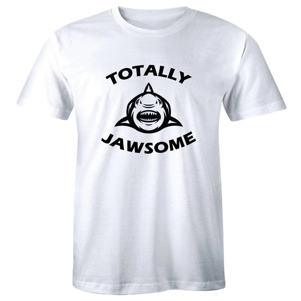 

Totally Jawsome Awesome with Shark Image T-Shirt for Men M