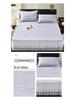 Machine-Washable Ice Silk Bed Skirt & Jacquard Cool Mat Set - Foldable, Soft Summer Air Conditioning Mat for Home Use