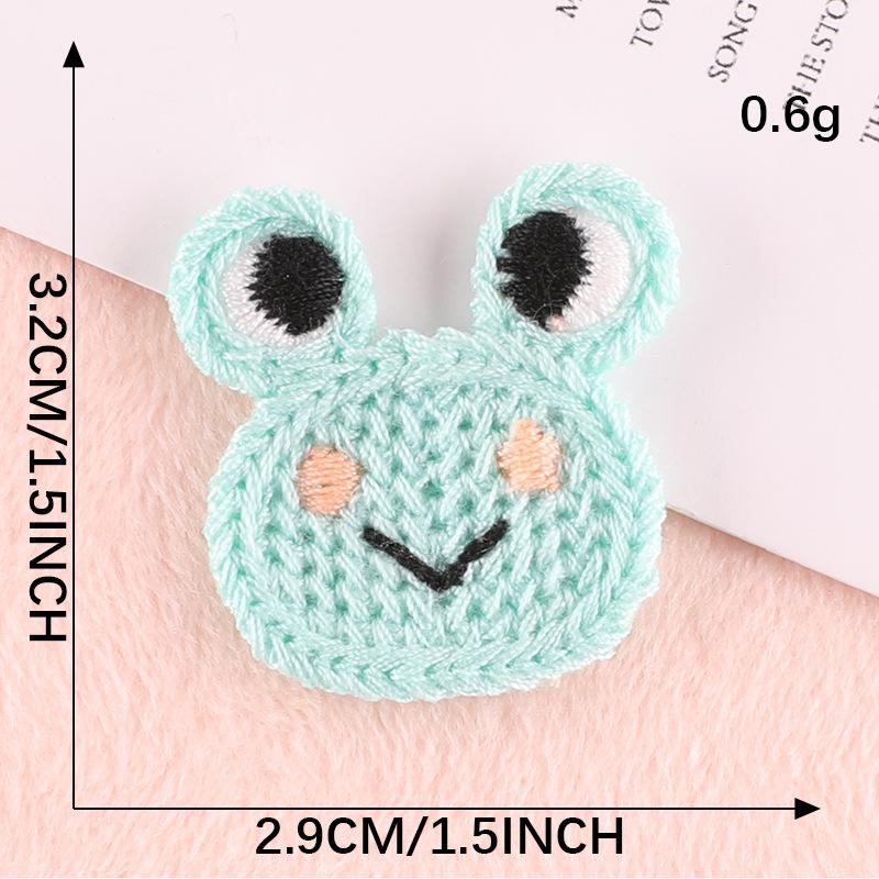 Hand Account Diy Patch Computer Embroidery Label Small Animal Clothing Hair Accessories Fabric Label Water Soluble Chapter Embroidery Cloth Sticker