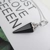 Retro European & American Crystal Hexagonal Pendulum Pendant