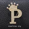 Unisex Versatile English Letter Brooch Lapel Pin for Suits and Clothing