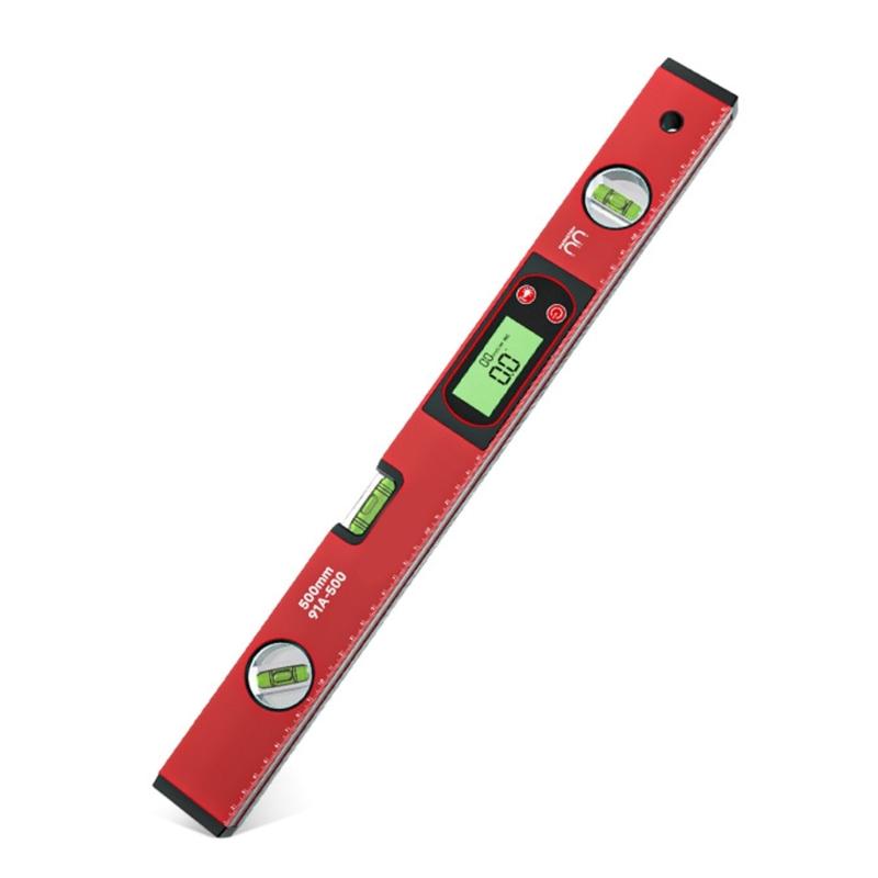 Livella Elettronica Digitale Angolatore Display Digitale ±0.1° Base Magnetica Precisa Luce Notturna per Costruttori Professionisti