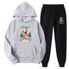 "Christmas"Spring And Autumn Men's Casual Sport 250g\m² Tracksuits Hoodies And Pants Clothing Oversized Sweatshirts Suits Hooded Coats