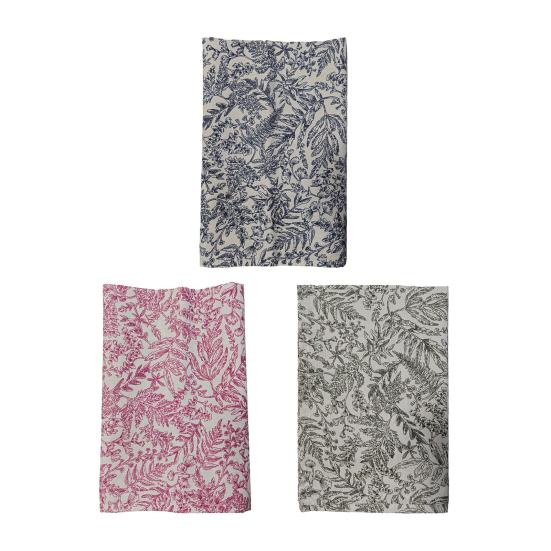 Pflanzenblatt-Druck Tischdecke Weicher Stoff Faltbare Serviette Boho-Stil Tischmatte Esstisch Küche Zuhause Party Hochzeit Bar Dekor