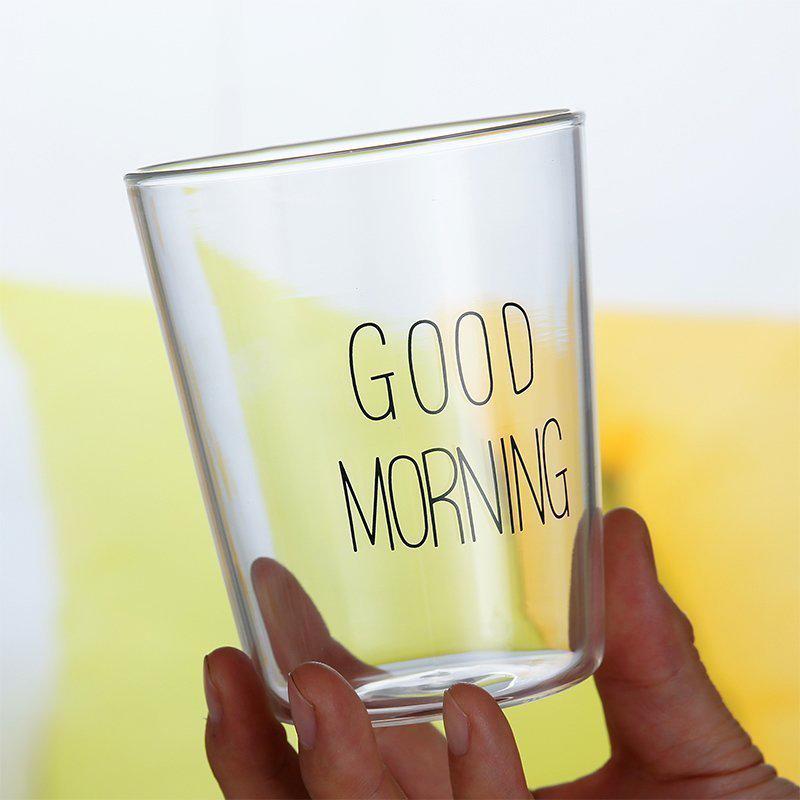 2Pcs Glass Cups Tea Coffee Mug Breakfast Milk Juice Cup Iced Beer Latte Mug Salad Dessert Smoothie Cup Summer Drinking Glasses