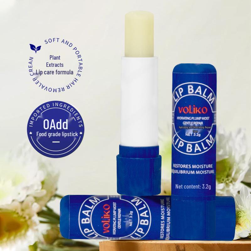 

Voliko Little Blue Bottle Lip Balm - Moisturizing & Hydrating Repair