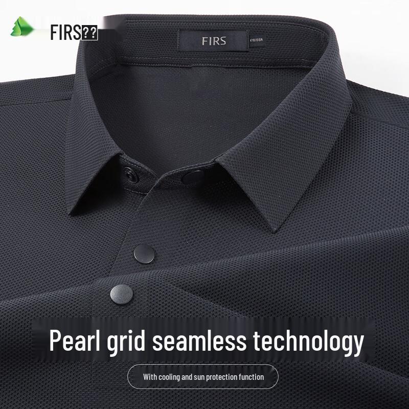 Men s Stretch Breathable Business Casual Polo Shirt XXL