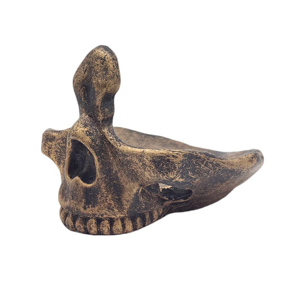 Resins Skull Eyewear Holder Glasses Stand Display Rack Stylish Desk Ornament Key Holder for Entryway Home Office Decors