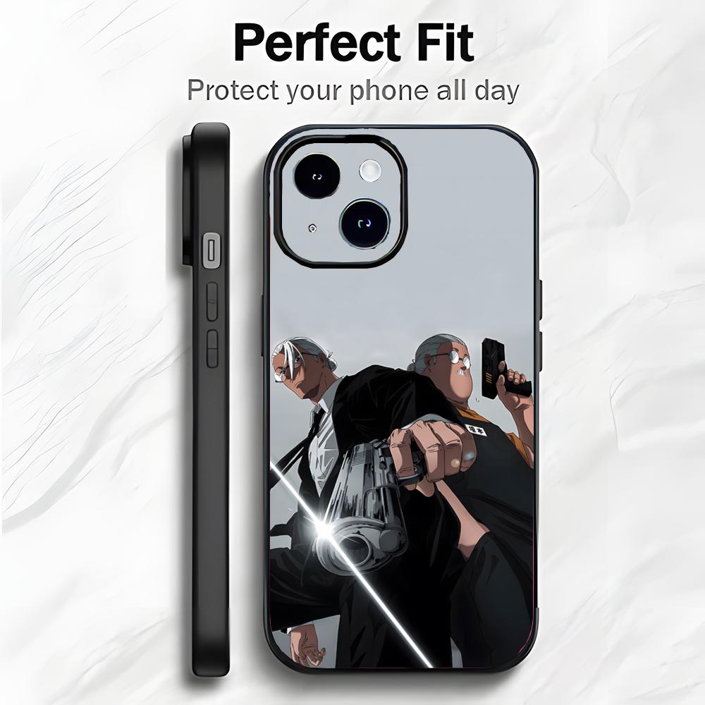 Cool Funny Manga S-Sakamoto Days Phone Case Phone Case Soft Packaging Lightweight For iPhone17 16 15 14 13ProMax