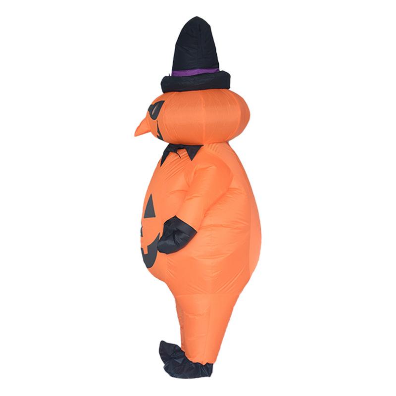 Inflatable Pumpkin Witch Costume for Adults