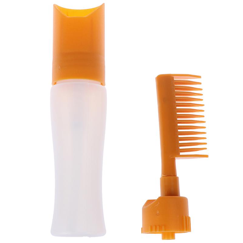 

80 мл Бутылка для краски для волос Аппликатор Расческа Дозирующая Салонный Инструмент для Окрашивания Волос